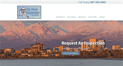 Desktop Screenshot of homeinspectorak.com